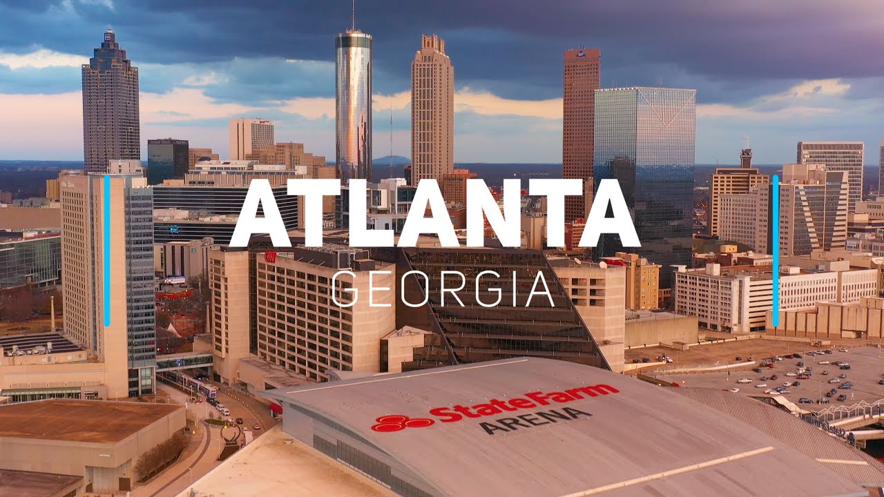 Atlanta - The Big Peach - Georgia | 4K drone footage