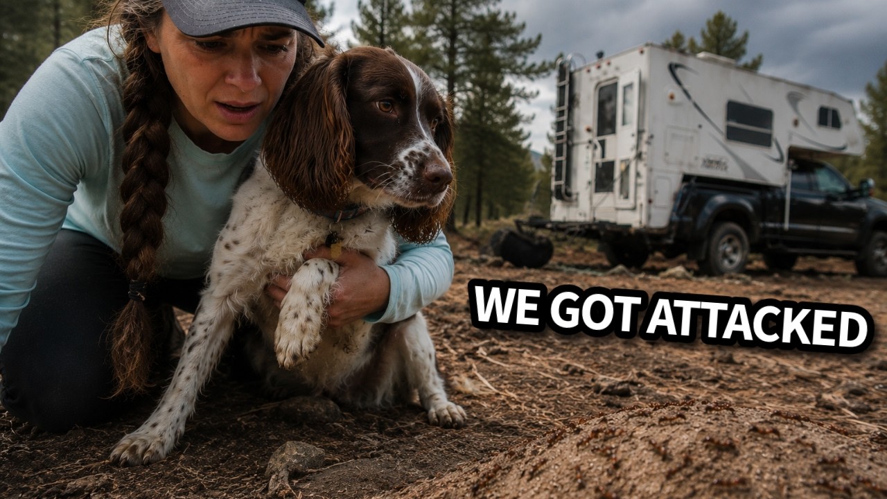 Fire ants attacked my dog! Truck camping outside Bend, Oregon