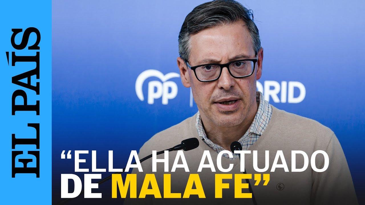 Serrano (PP) sobre el caso de acoso del alcalde de Móstoles: 