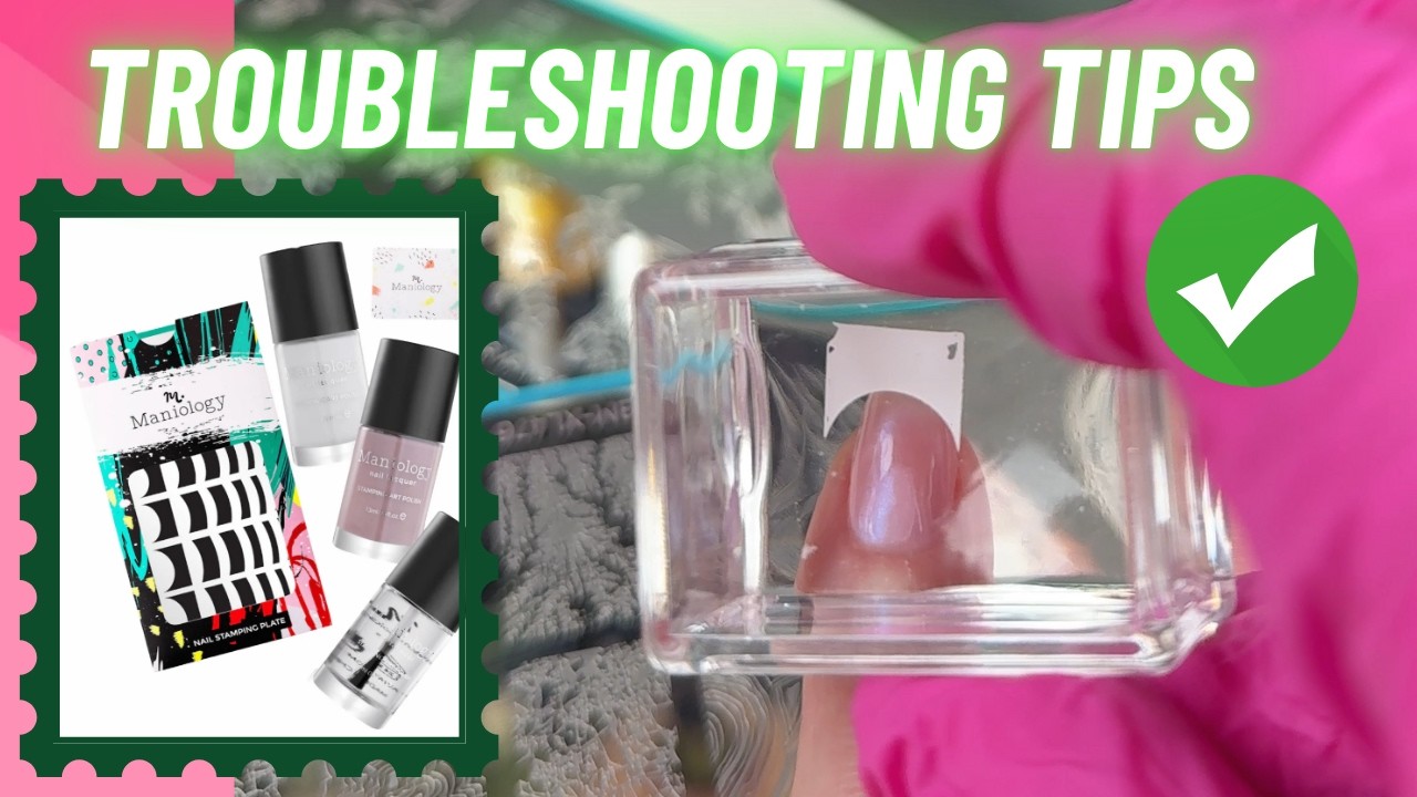 Troubleshooting French Tip Nail Stamps | Maniology Stamping Plate Review