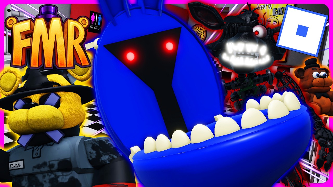 Roblox FNAF | Fredbear's Mega Roleplay | Toilet Bonnie Gets FLUSHED In The Revamp Update! [Part 14]