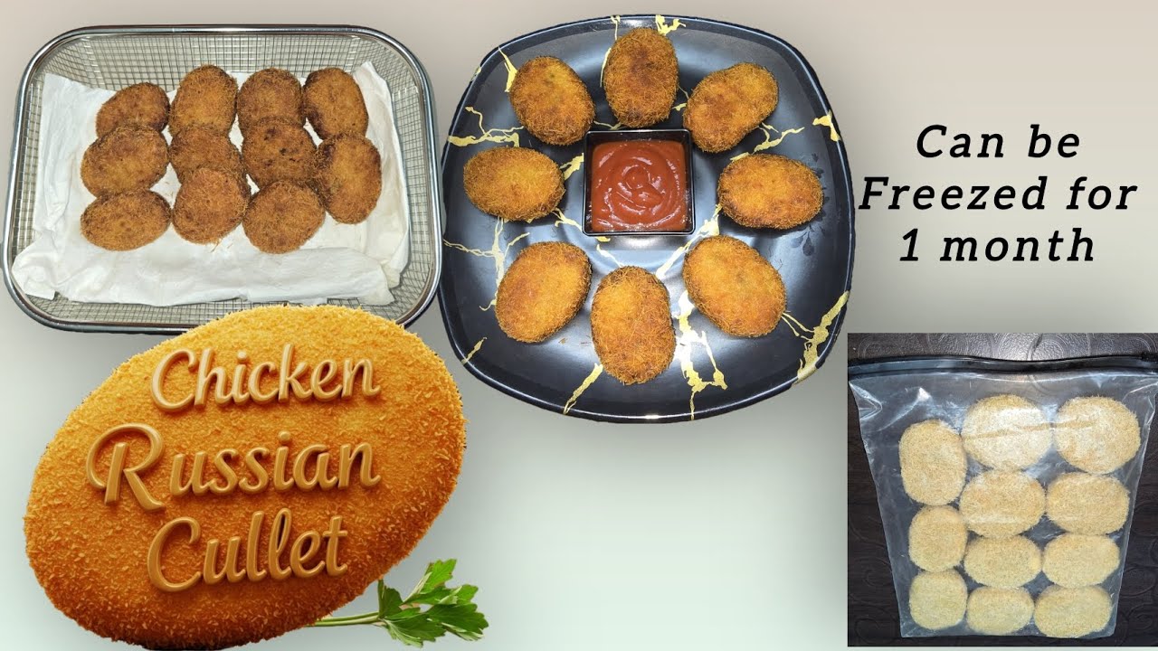 Chicken Russian Cutlet Recipe | How to make Chicken Cutlet | Ramzan Iftaar Snack
