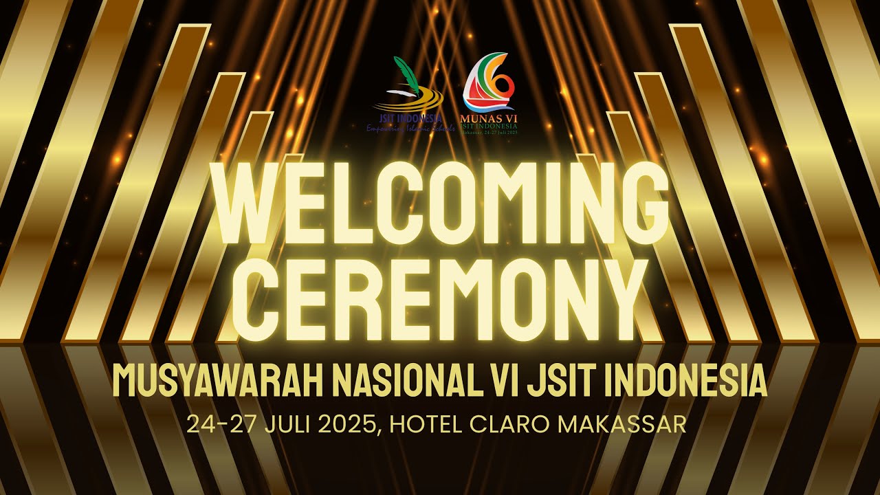 Welcoming Speech  Munas VI JSIT Indonesia