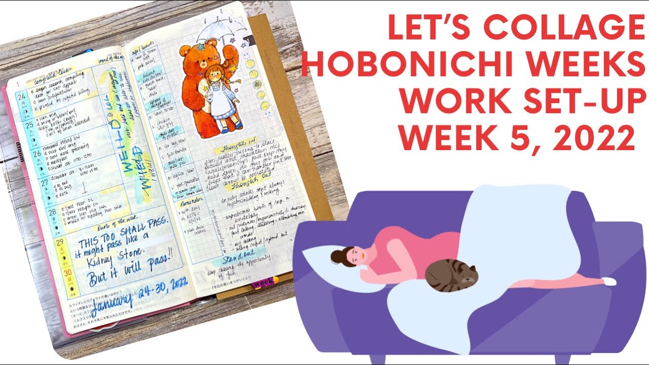 Let's Collage for Wk. 5 |Functional Work  Hobonichi Mega 2022