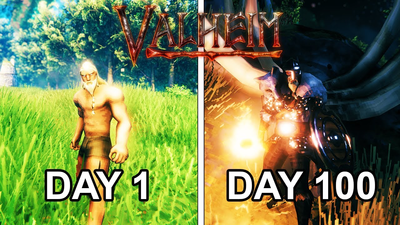 We Faced 100 Days in Valheim, Here's the full story... [Full Movie]