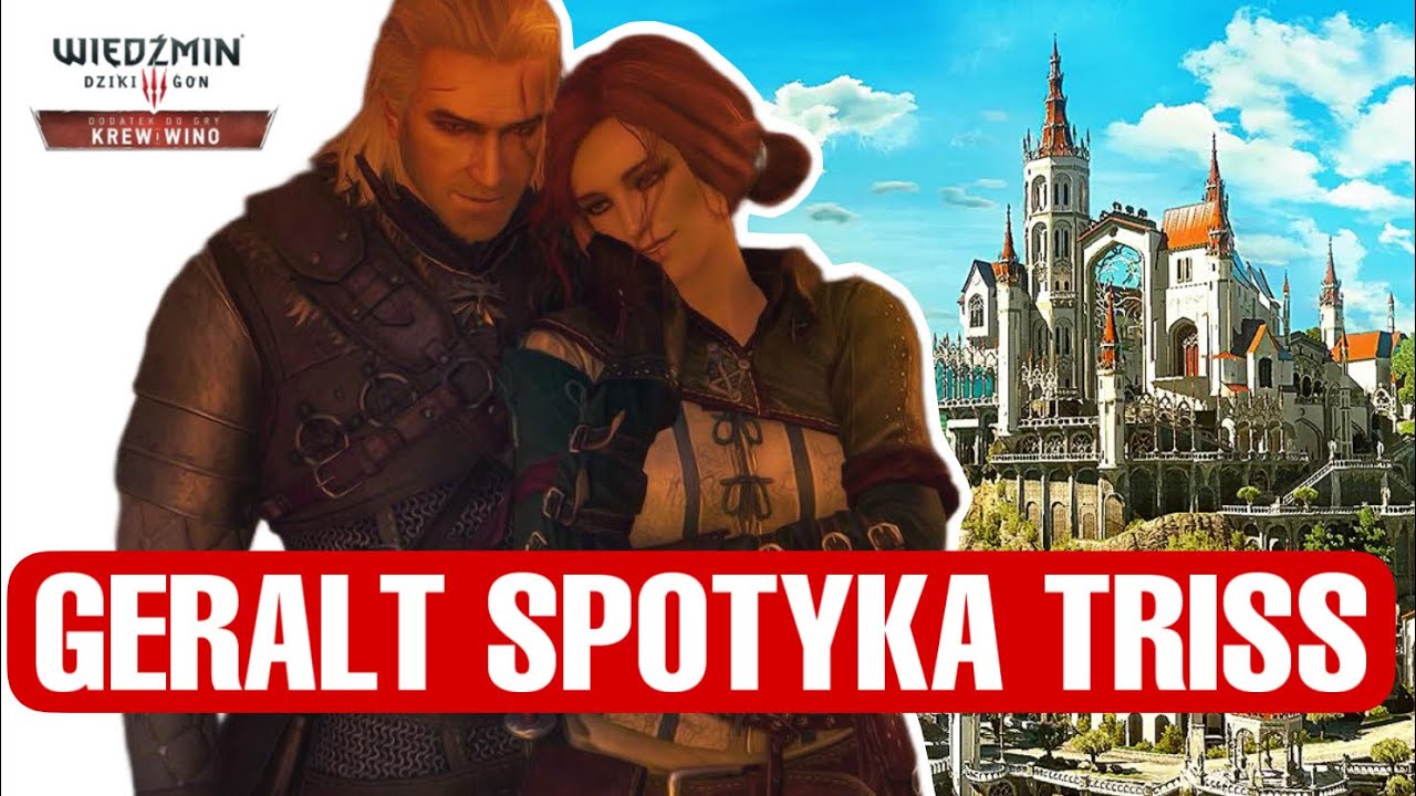 Wiedźmin 3: Krew i wino - Geralt spotyka Triss.