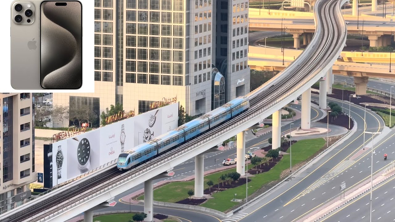 [4K 60fps HDR]Dubai Metro,May 2024-Kinki Sharyo trains on Red Line-Shot on iPhone 15 Pro Max