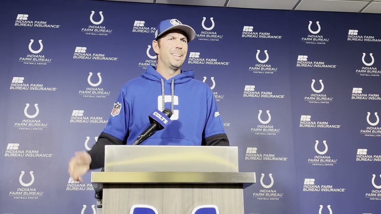 Indianapolis Colts' Shane Steichen Names Daniel Jones Starting QB