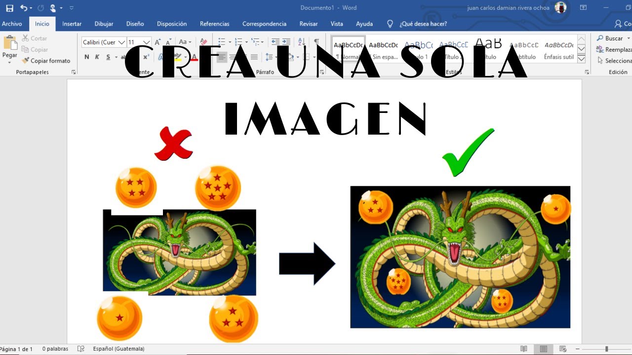 Como agrupar imágenes en Word. Tutorial 2020 🌟