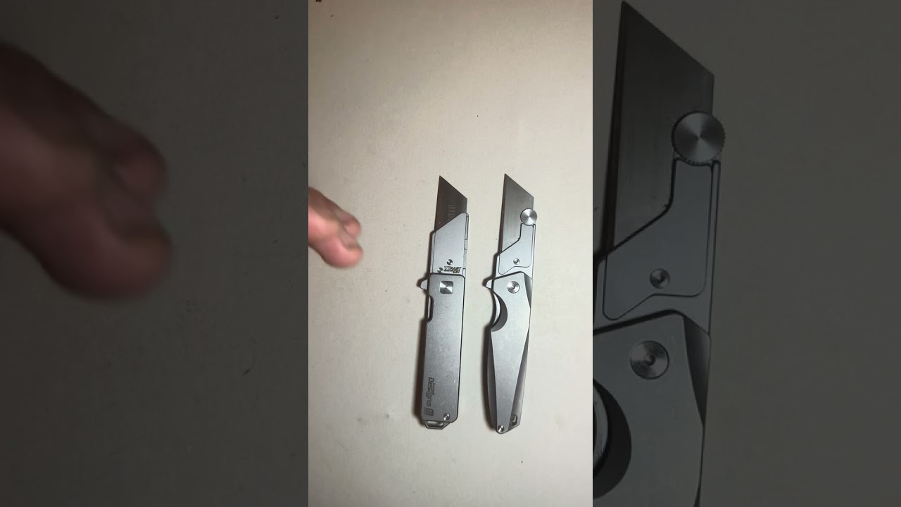 Exceed Designs Tirant Razor V3 vs. A373 Titanium Utility Knife - Review & Comparison