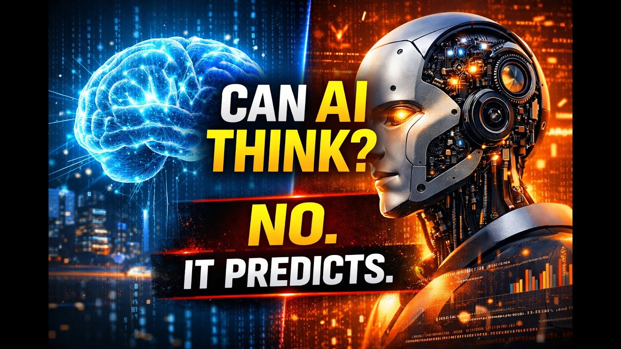 Can AI Really Think? (No — It Predicts)