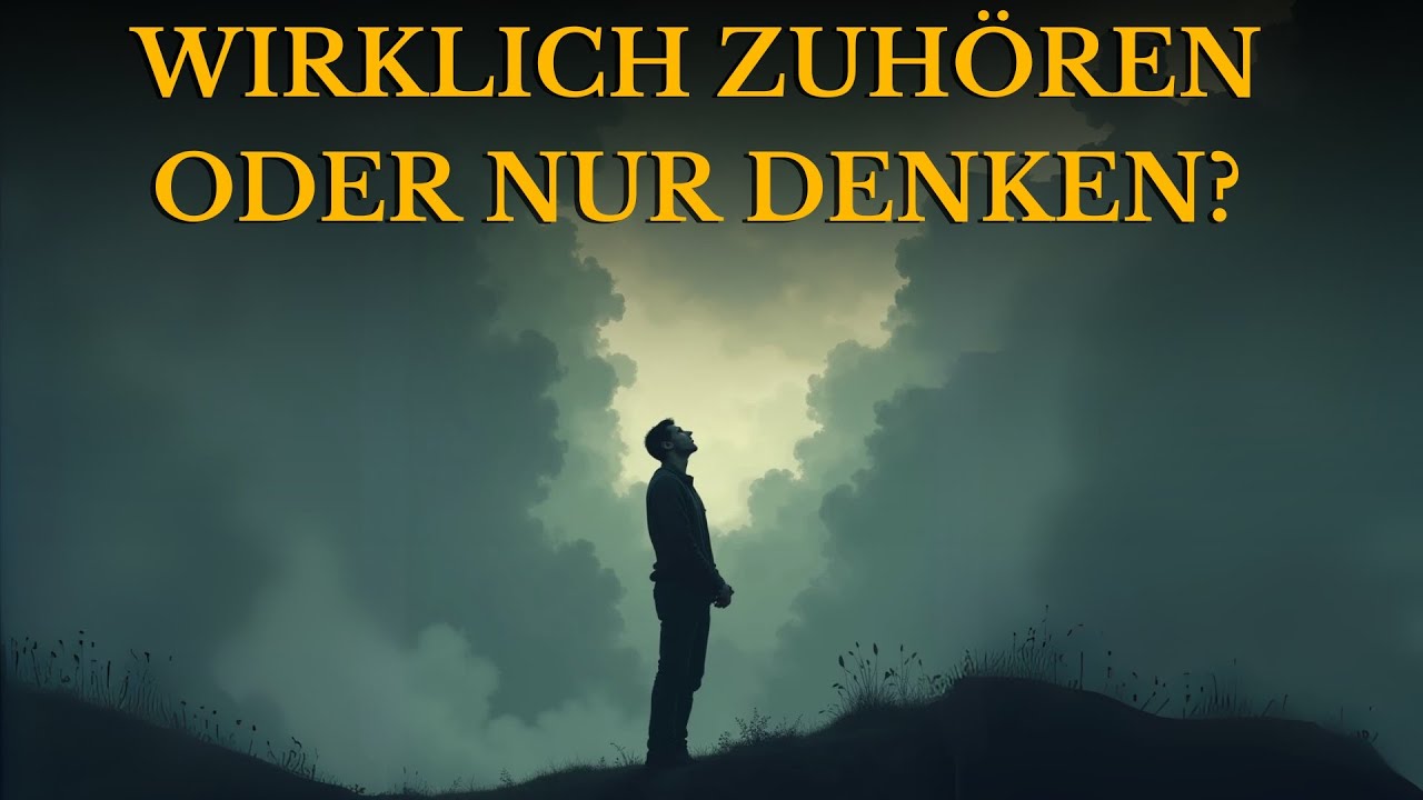 Hörst du wirklich zu oder denkst du nur?