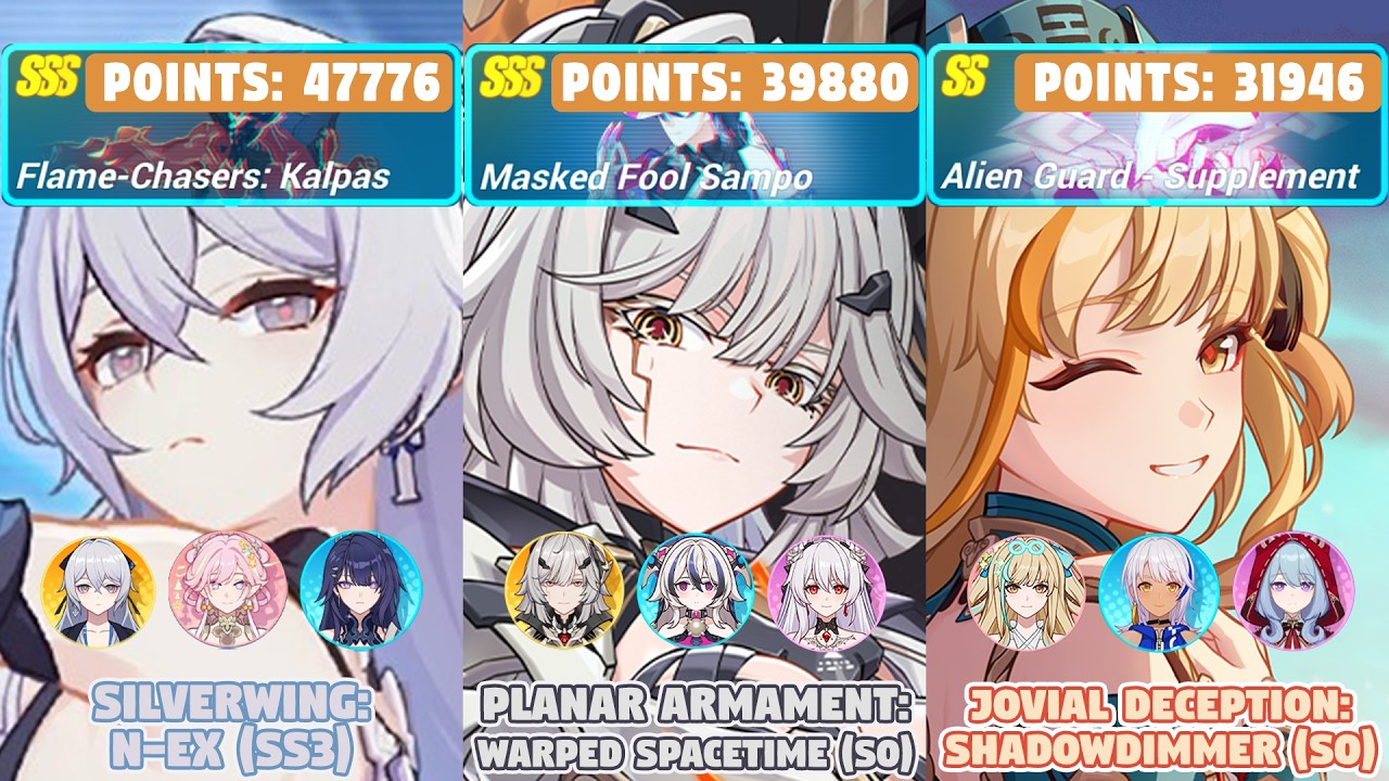 Honkai Impact 3rd | Ex-Memorial Arena | V8.8 W1 | SSS Kalpas, Sampo, SS Alien Guard | SW, PAWS, JDS