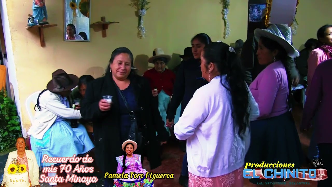 PAMELA TORO FIGUEROA EN SU 70 AÑOS DE LA SEÑORA SANTA MINAYA PALMA