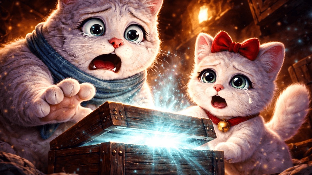 A Cat Dad and His Kitten Turned Trash Into Magic… But Something Was Inside the Box