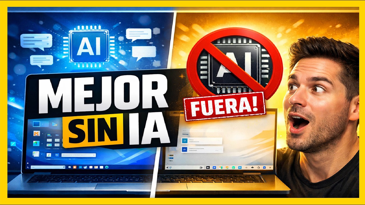 Windows 11 es MUCHO mejor sin IA