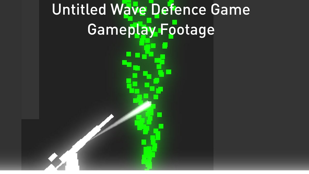 Untitled Wave Defence Game - Gameplay Footage