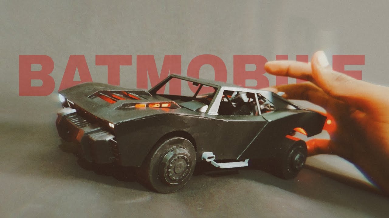 Recreating the BATMOBILE with paper!