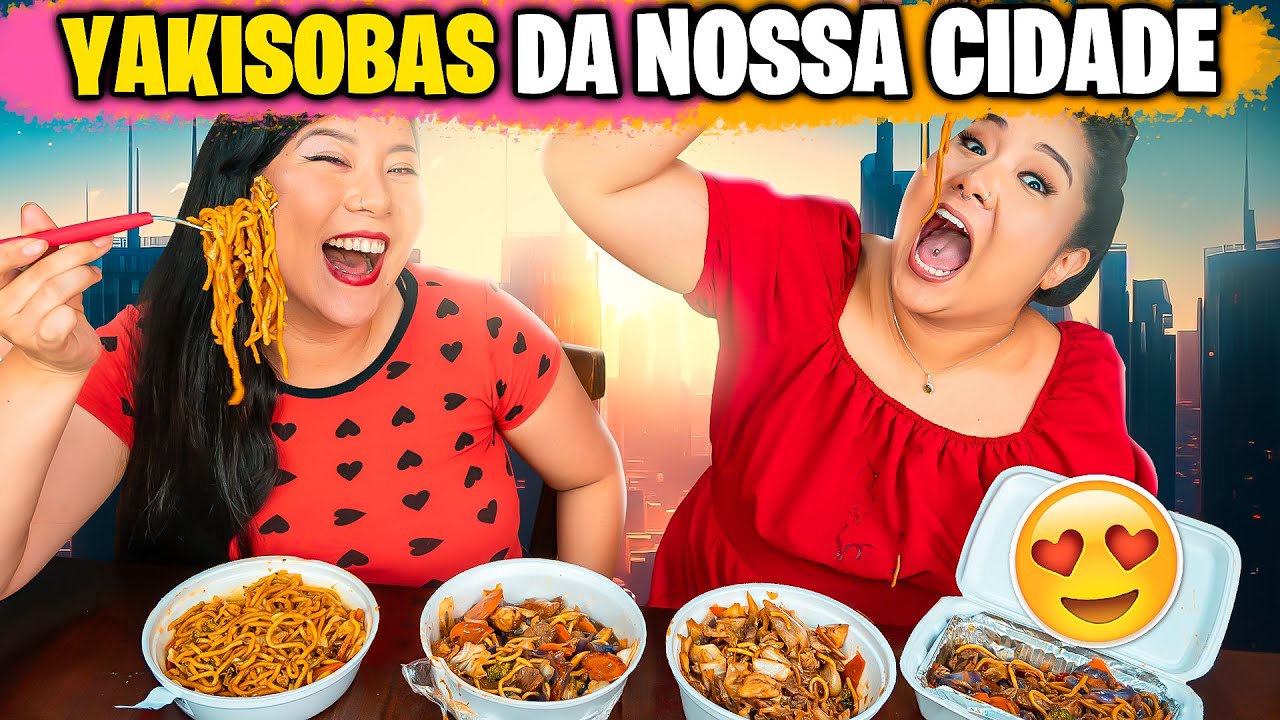 PROVANDO YAKISOBA DA NOSSA CIDADE | Blog das irmãs