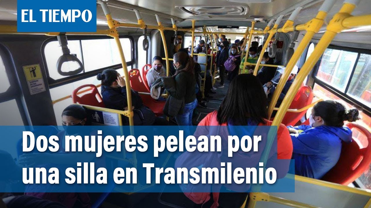 Mujer embarazada fue víctima de dos mujeres que intentaban coger una silla de Transmilenio