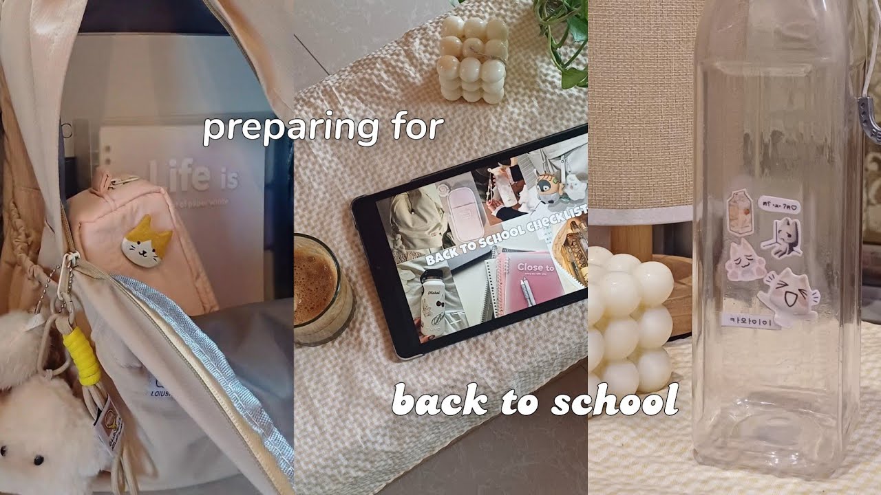 BACK TO SCHOOL PREP 🧸🎐 Pinterest girl inspired, aesthetic backpack and stationery haul [BD] 