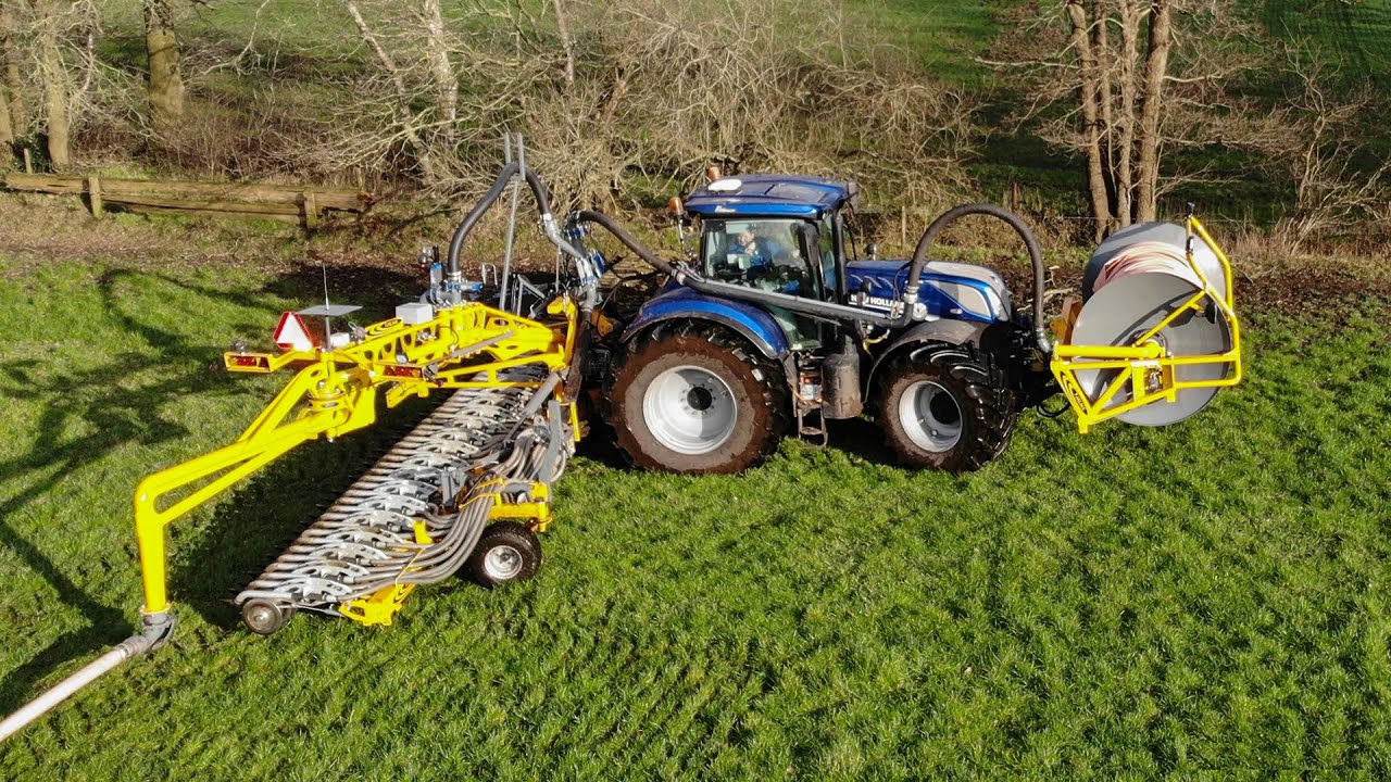 Grasland bemesten met sleepslang | New Holland T7.230 + Tjalma | Donselaar | 2020