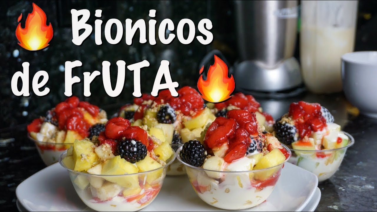 BIONICOS de FRUTA  (Delicioso)