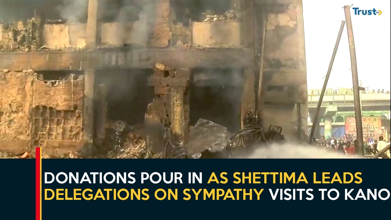 Singer Market Fire: Donations Pour In As Shettima Leads Delegations On Sympathy Visits To Kano