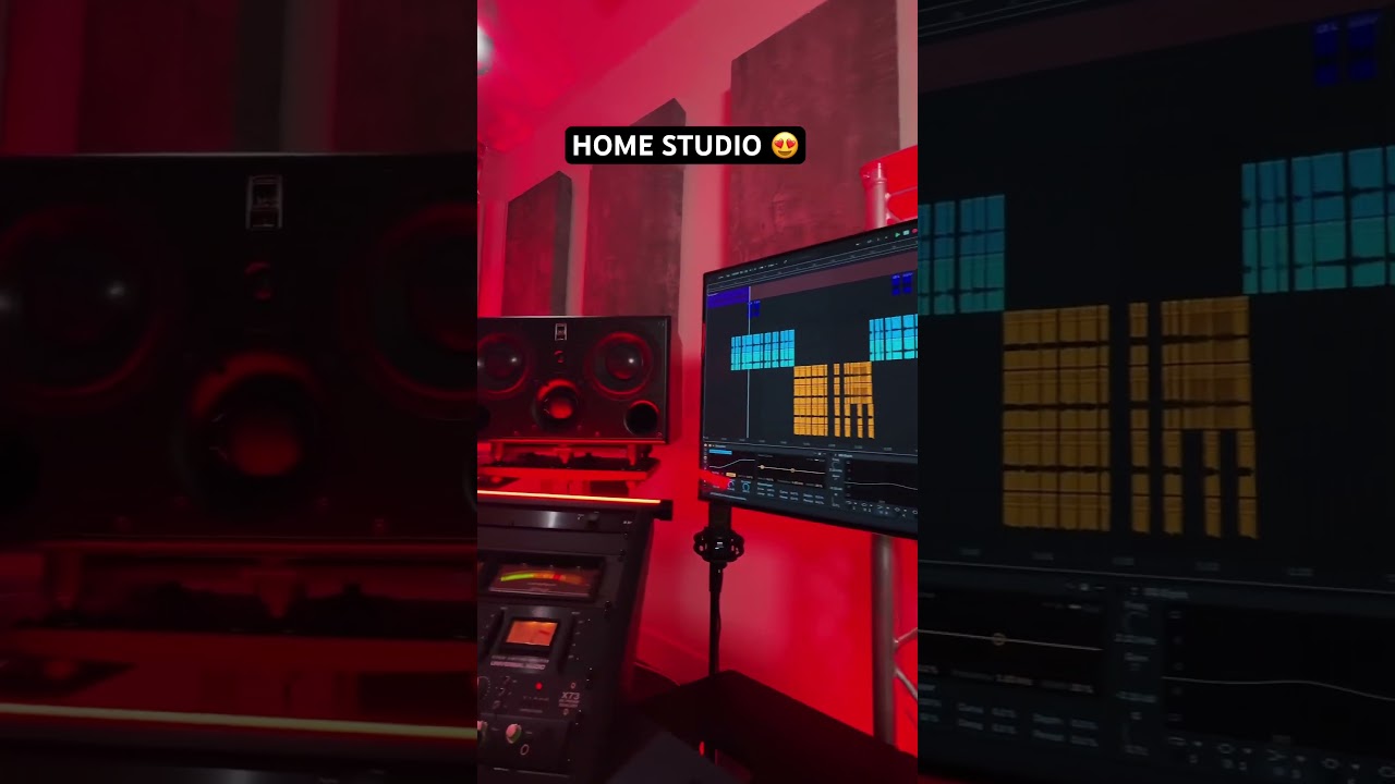 Recording rap vocals in my home studio 😍 #homestudio