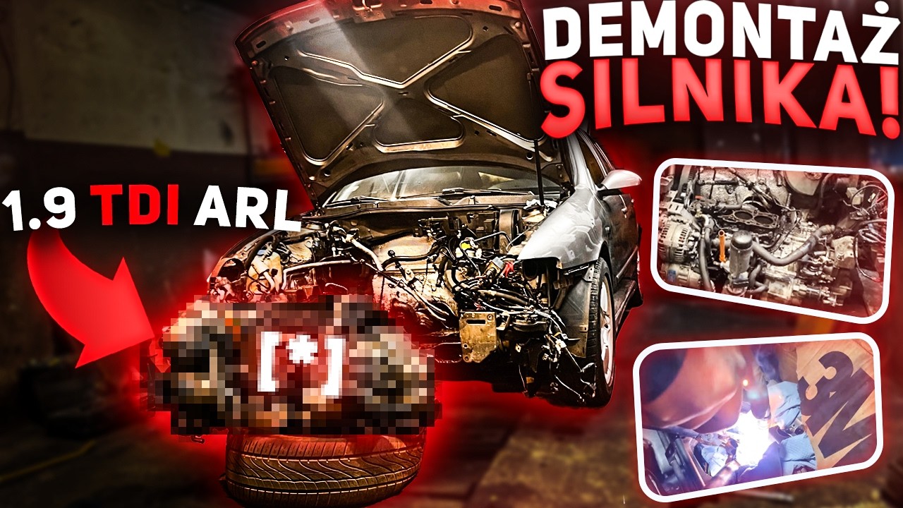 Wyciągneliśmy silnik z BBI 1.9 TDI ARL
