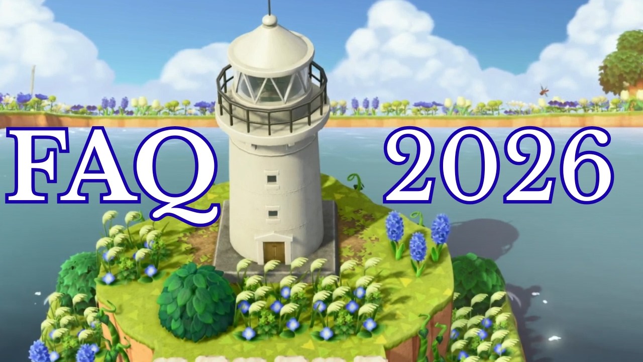 Vidéo FAQ 2026 - Je réponds à vos questions pendant que l'on visite 3 îles ACNH 🤗