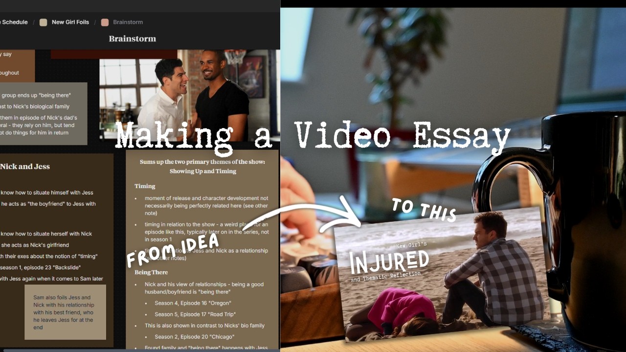 How I Make My Video Essay | An Info Vlog