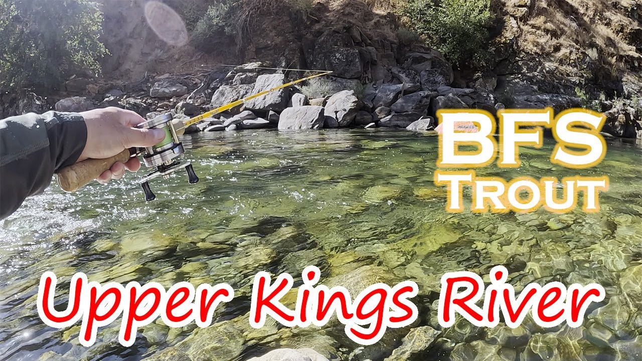 Upper Kings River, September late summer wild trout action 2024, Trout BFS Lure Fishing [4K60 HDR]