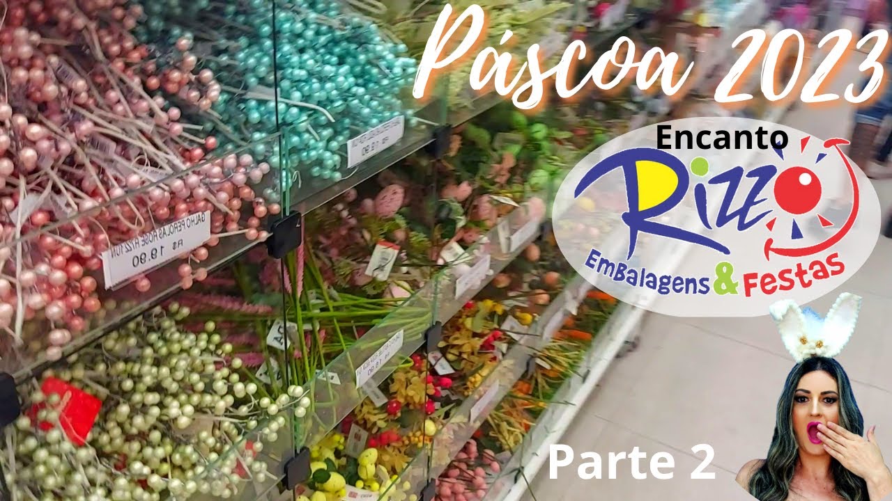 Ultimas novidades da loja RIZZO embalagens, Decoração de Páscoa 2023 Parte 2 | Top em Orlando
