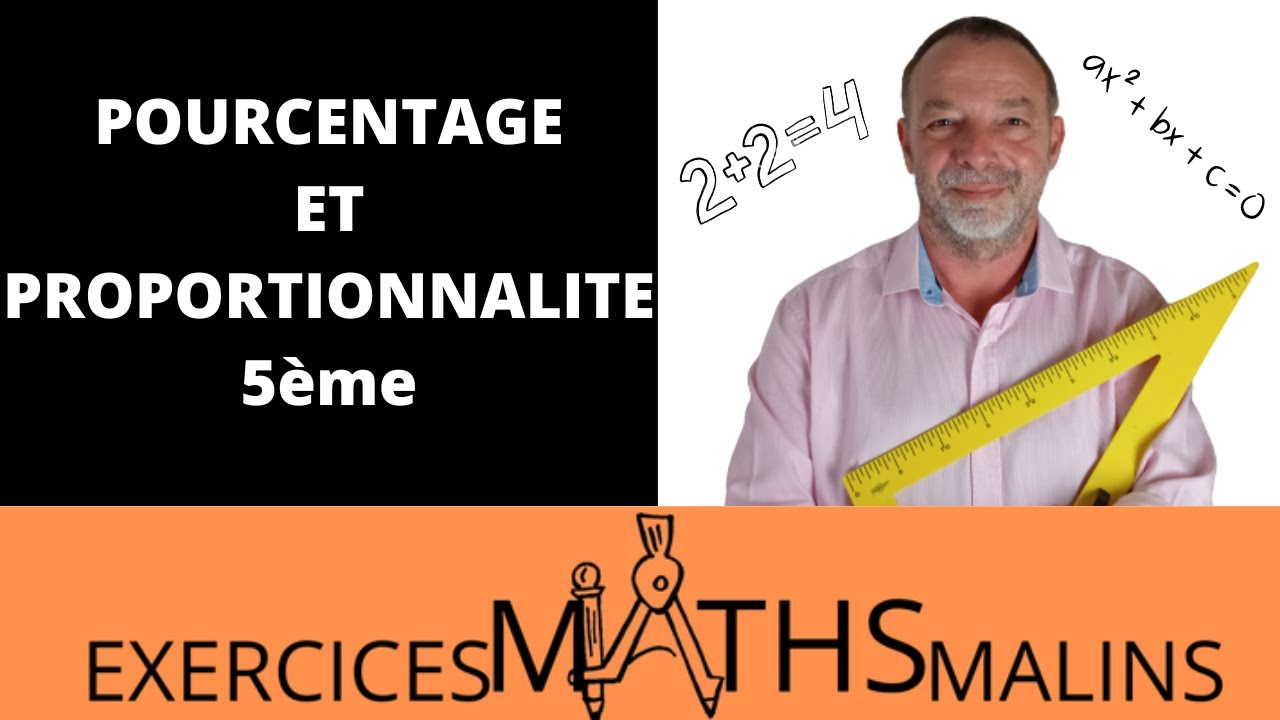 POURCENTAGE ET PROPORTIONNALITE - Cinquième