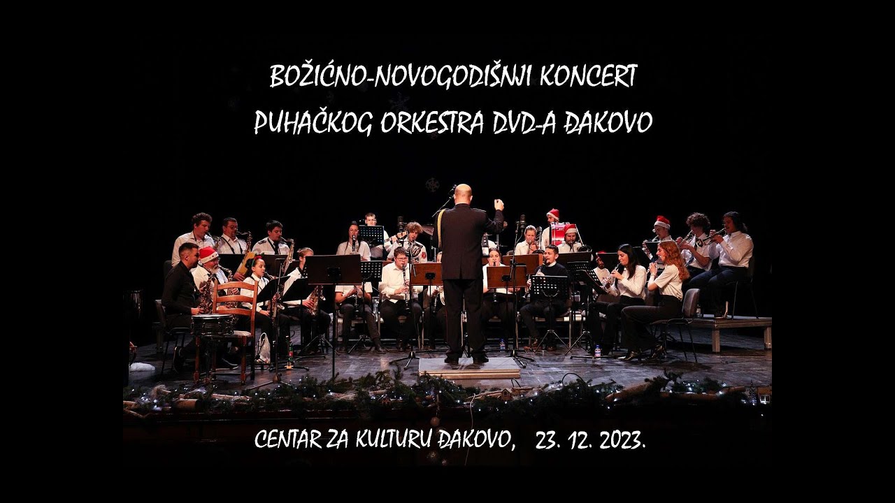 Božićno-novogodišnji koncert Puhačkog orkestra DVD-a Đakovo 2023