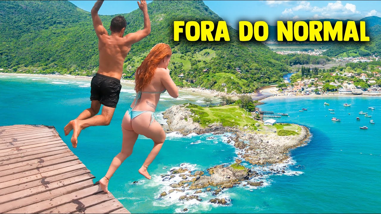 Conheça a PRAIA DA ARMAÇÃO [paraíso com PISCINAS NATURAIS e TRAPICHE p/ mergulhar] é IMPRESSIONANTE!