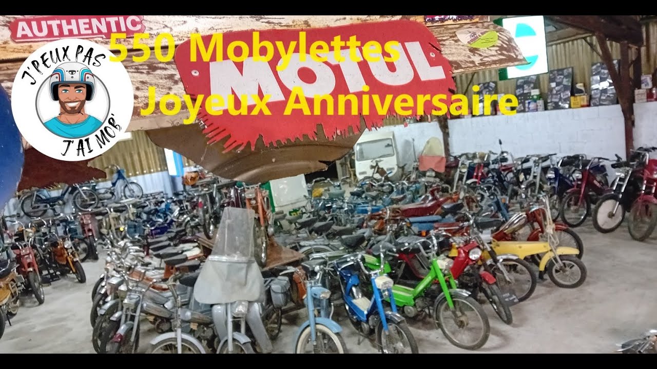 550 Mobylettes 😱 Treignat 2023 le record 🎂 Joyeux Anniversaire pour vos 20 ans 🤟