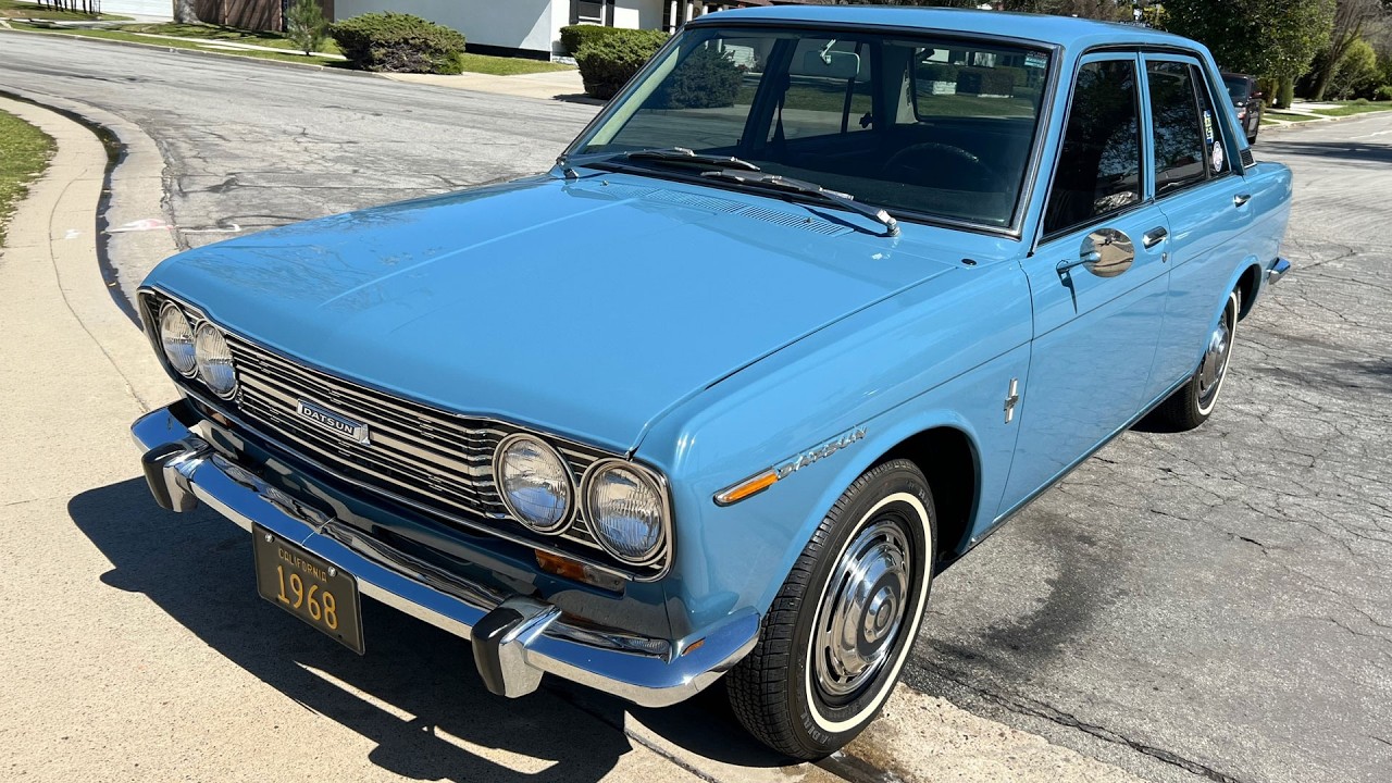 1968 Datsun 510 Four Door Sedan Walkaround - FOR SALE