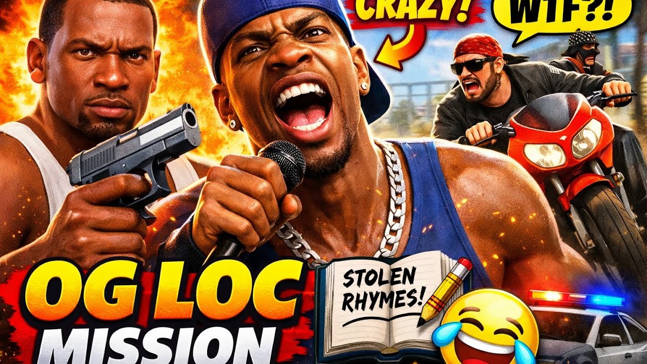 OG LOC Mission — Funny Rapper Escape 😂 | GTA San Andreas Full Mission Gameplay