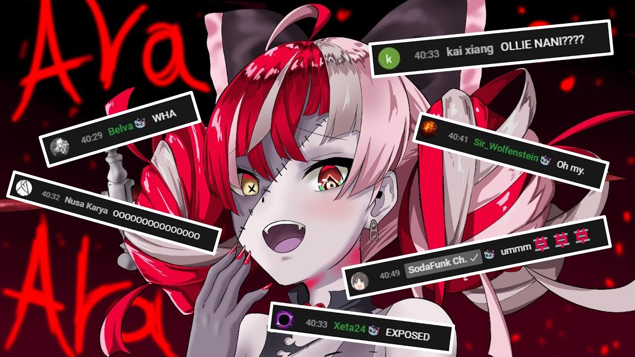 Ollie's Secret Gets Exposed and Goes Ara ara【Hololive ID / Kureiji Ollie】