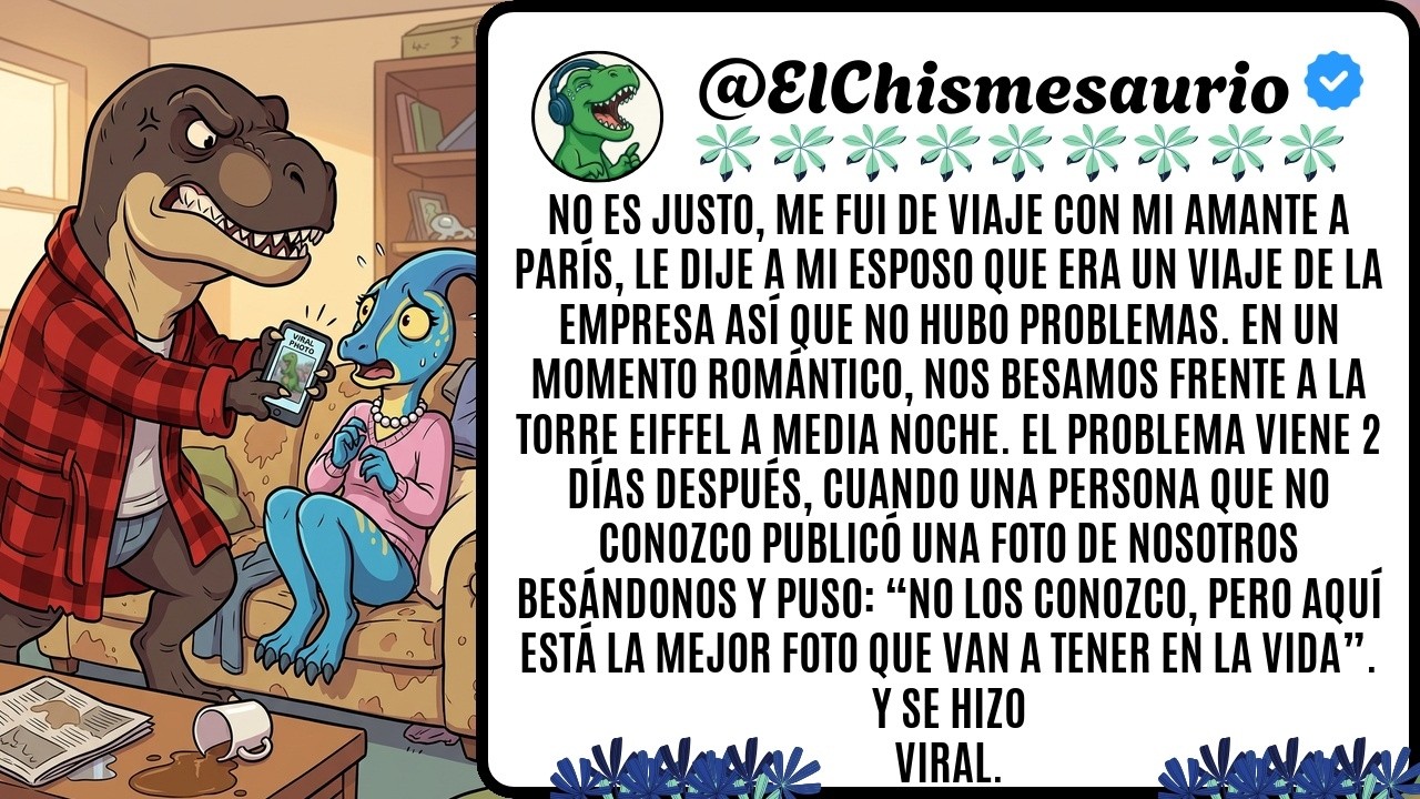 No es justo, me fui de viaje con mi amante a París, le dije a mi esposo que era un viaje