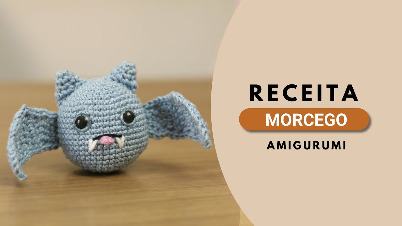 Morcego Amigurumi | RECEITA