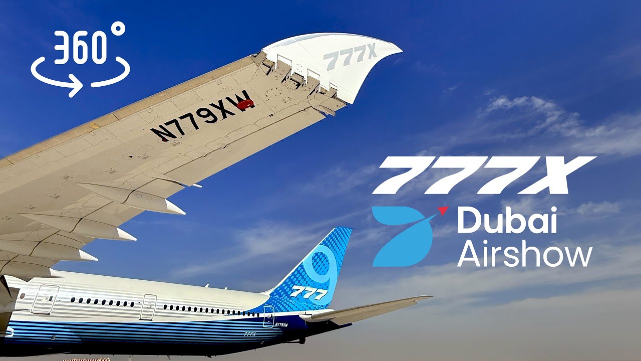 360° Boeing 777X Walkaround