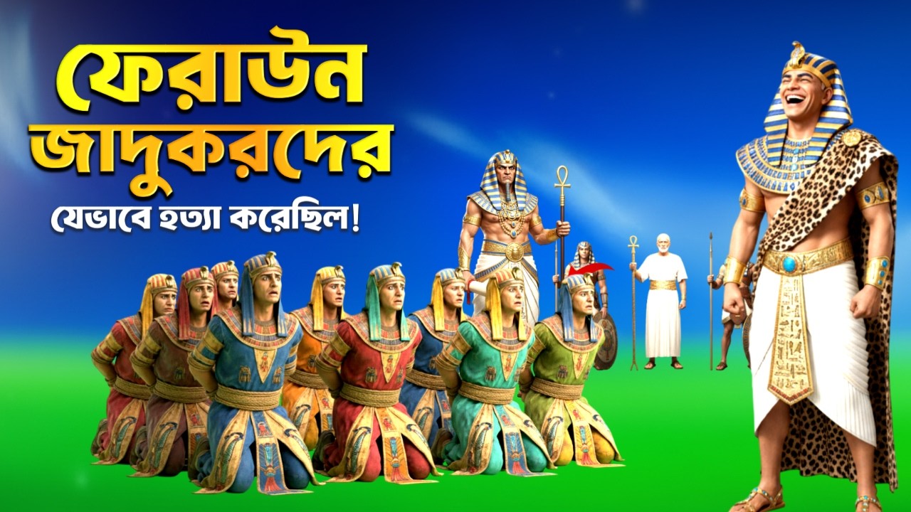 অত্যাচারী ফেরাউন আল্লাহর উপর ঈমান আনা জাদুকরদের যেভাবে মেরেছিলো! জানলে শিউরে উঠবেন । ইসলামিক কাহিনী