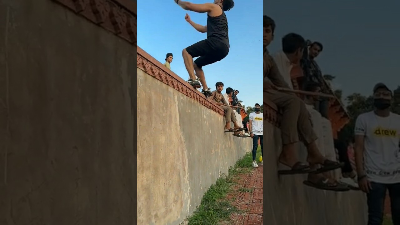 Parkour competition 2023| Parkour trampoline|Army  jump|Fast trampoline work| #shorts #jump #viral