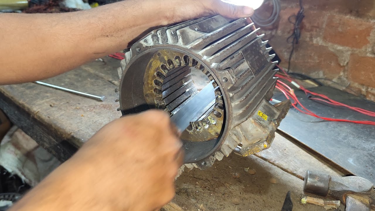 3 hp 3 phase2800 rpm Siemens electric motor winding l how the alternators works l electric motor l