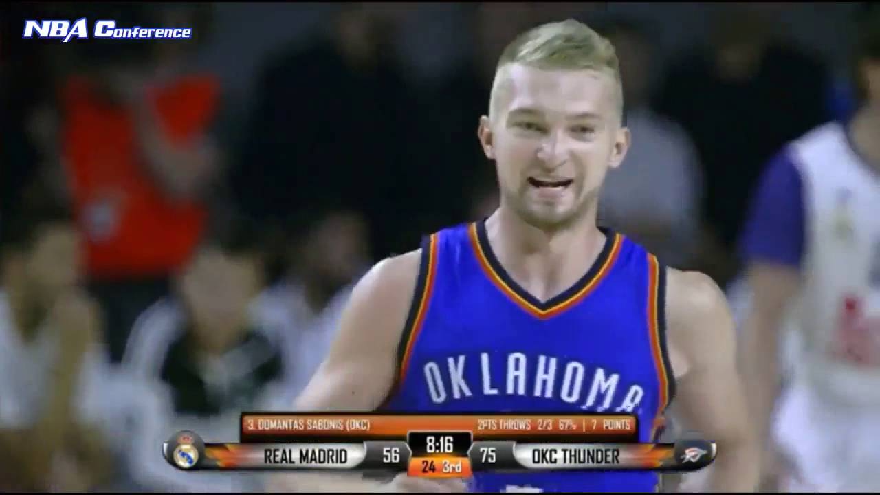 Real Madrid vs Oklahoma City Thunder - Full Game Highlights | October 3, 2016 | 2016 NBA Preseason