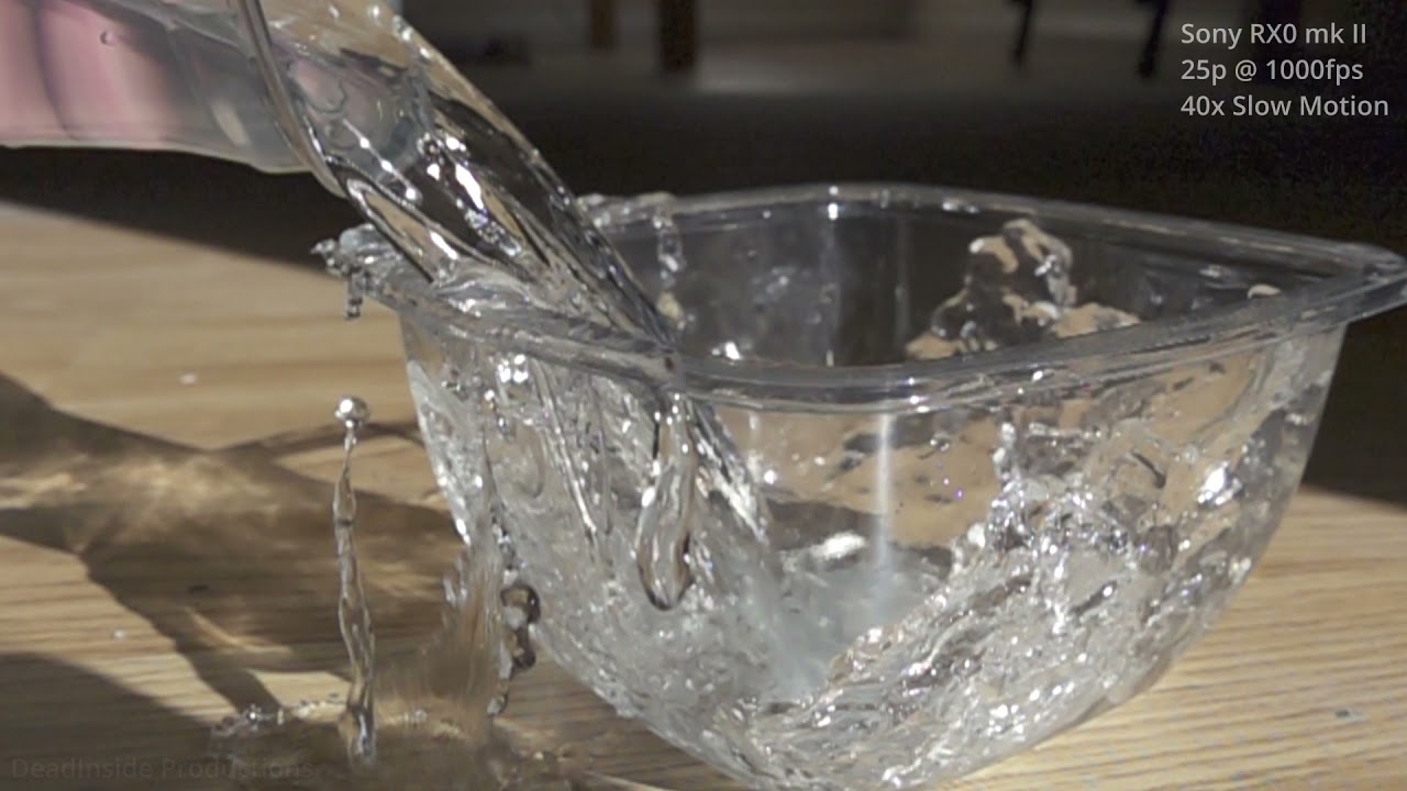 Sony RX0 mk II 1000fps 40x Super Slow Motion Test Shots