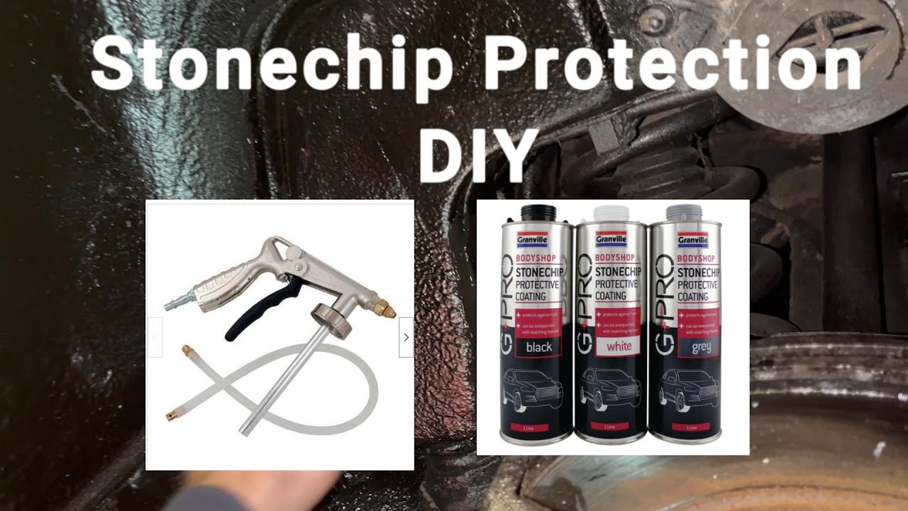Stone chip application - DIY See how it works on my old Jag